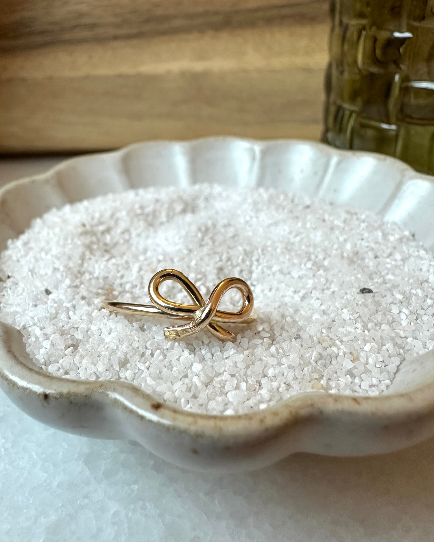 Simply Tied Bow Ring