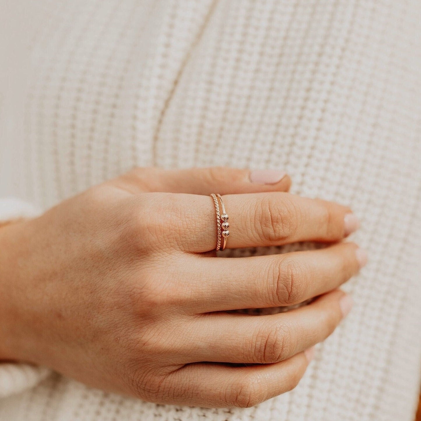 Anxiety Bead Ring Set