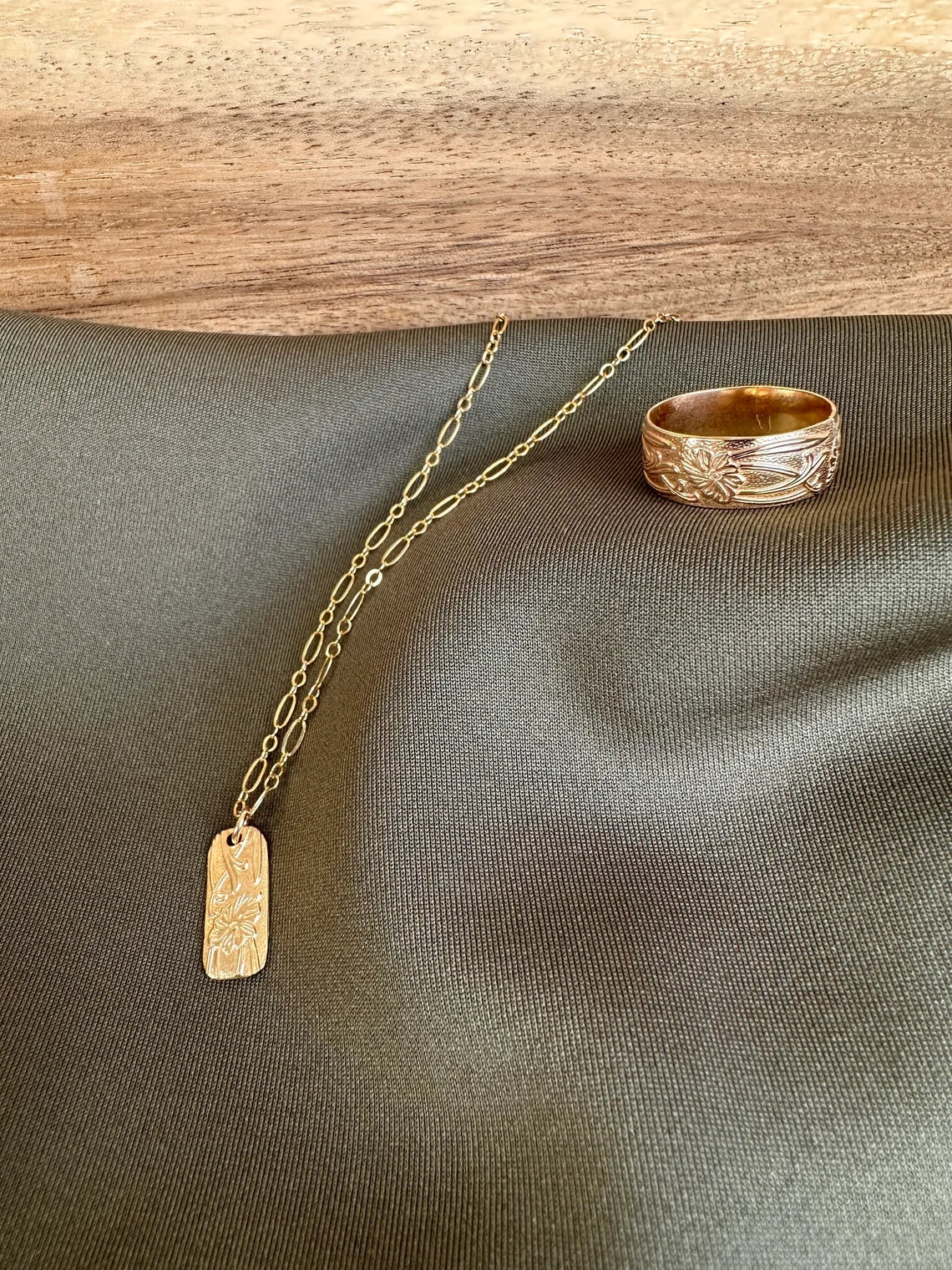 Vintage Floral Necklace