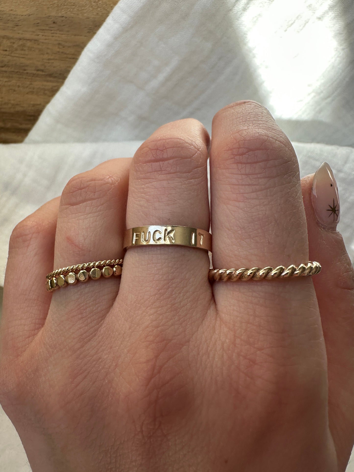 Fuck It/Fuck Off Ring
