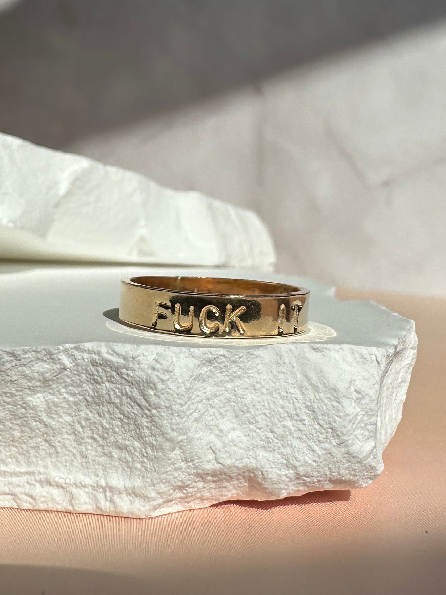 Fuck It/Fuck Off Ring