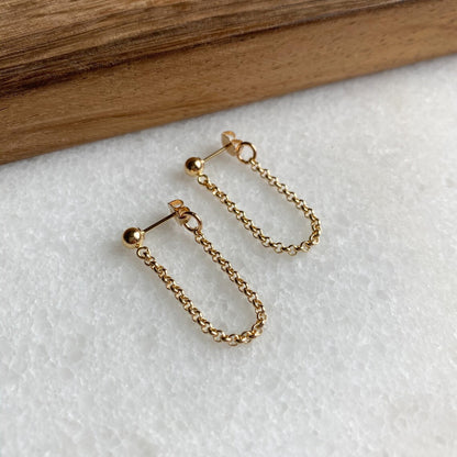 Chain Stud Earrings