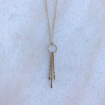 Delicate Vertical Bar Necklace Curved Bar Necklace, Simple Bar Necklace, Gold Bar Necklace, Vertical Bar Necklace Geometric Pendant Necklace