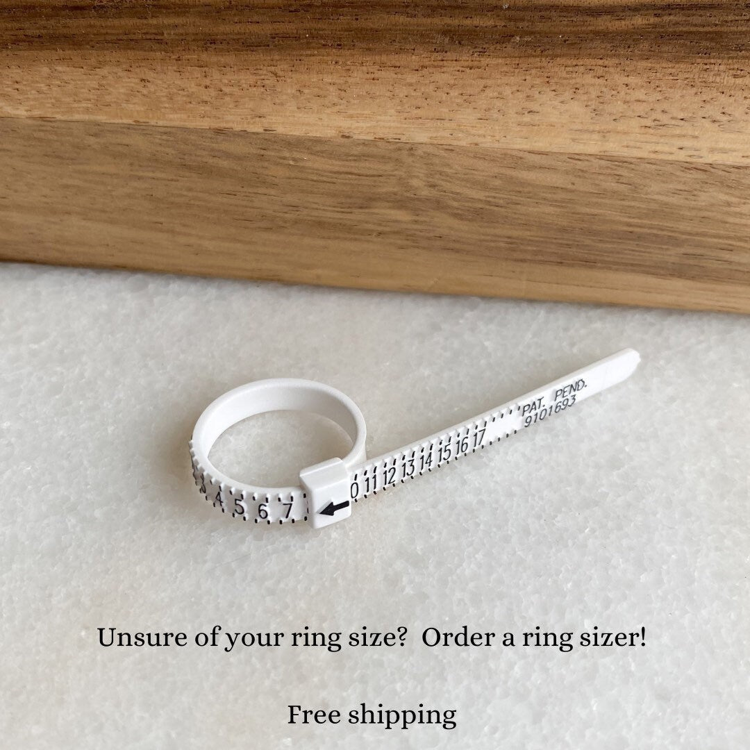 Personalized Initial Stacking Ring