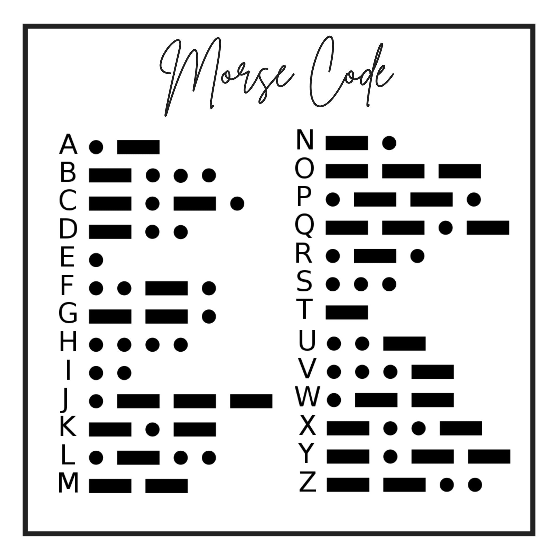 Custom Morse Code Bracelet for Women, Personalized Christmas Gift