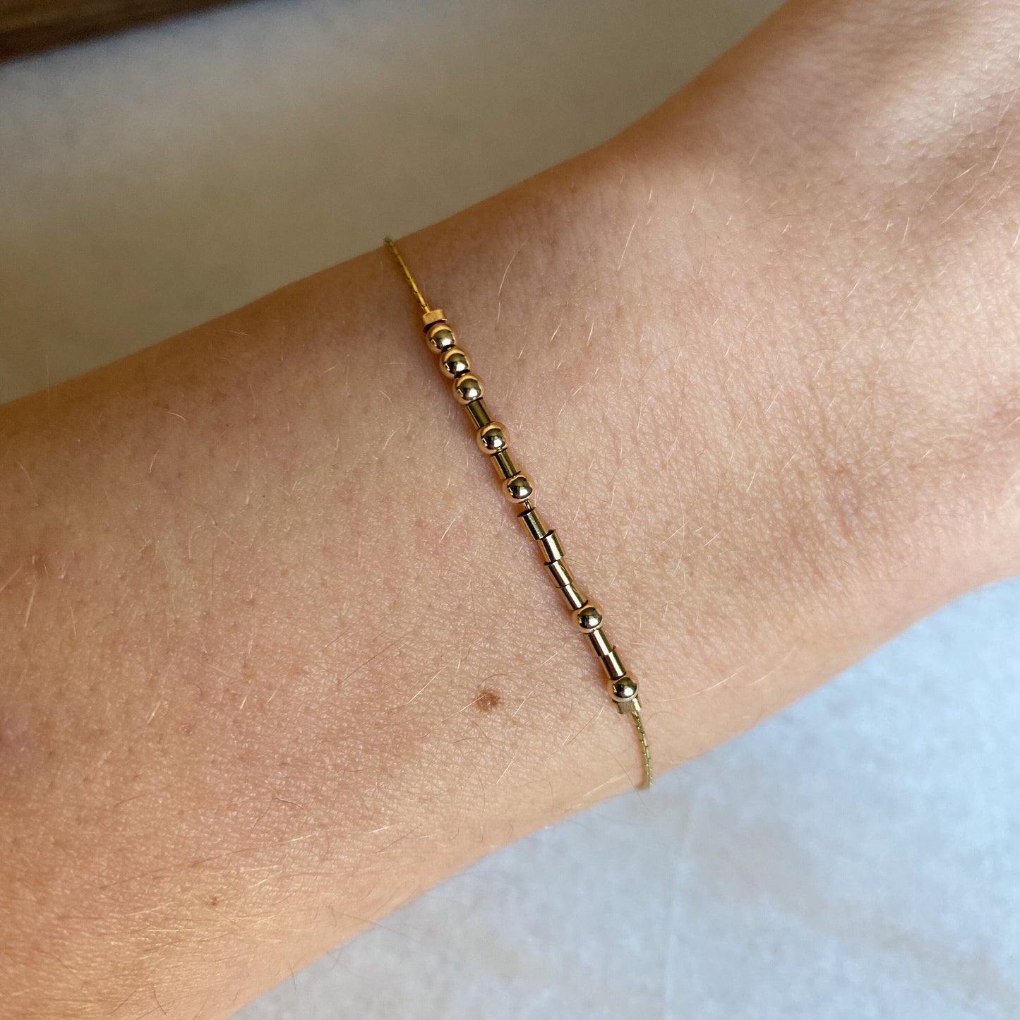 Custom Morse Code Bracelet for Women, Personalized Christmas Gift