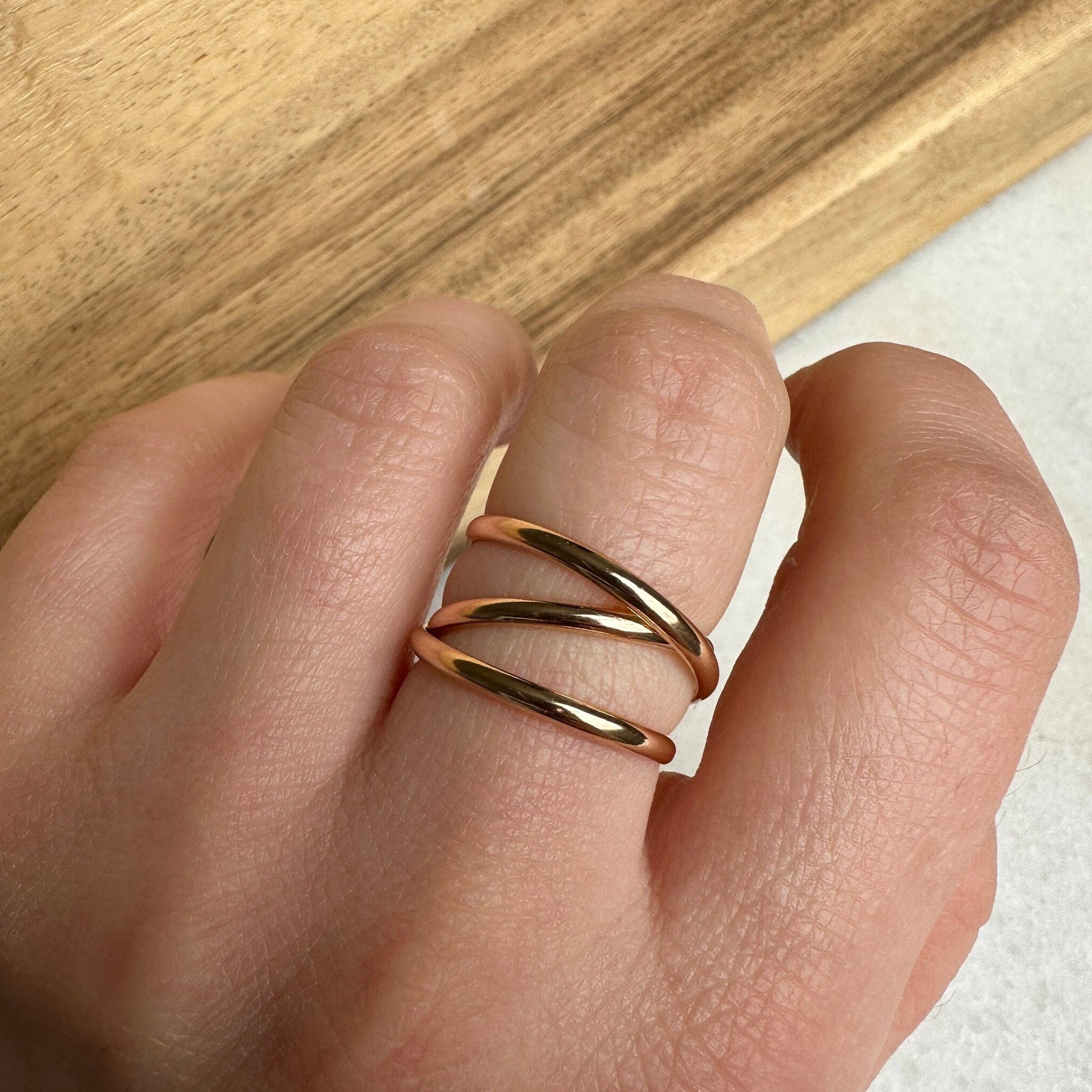 Gold Wrap Ring, Gold Wrap Ring, Wraparound Ring, Gold Ring, Delicate Gold Ring, Gold Jewelry, Delicate Ring, Gold Cocktail Ring