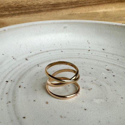 Gold Wrap Ring, Gold Wrap Ring, Wraparound Ring, Gold Ring, Delicate Gold Ring, Gold Jewelry, Delicate Ring, Gold Cocktail Ring